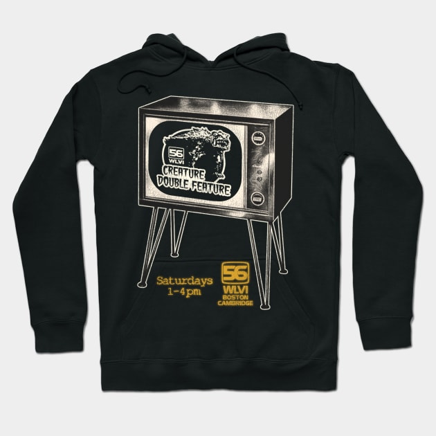 Creature Double Feature TV WLVI 56 Boston Hoodie by darklordpug